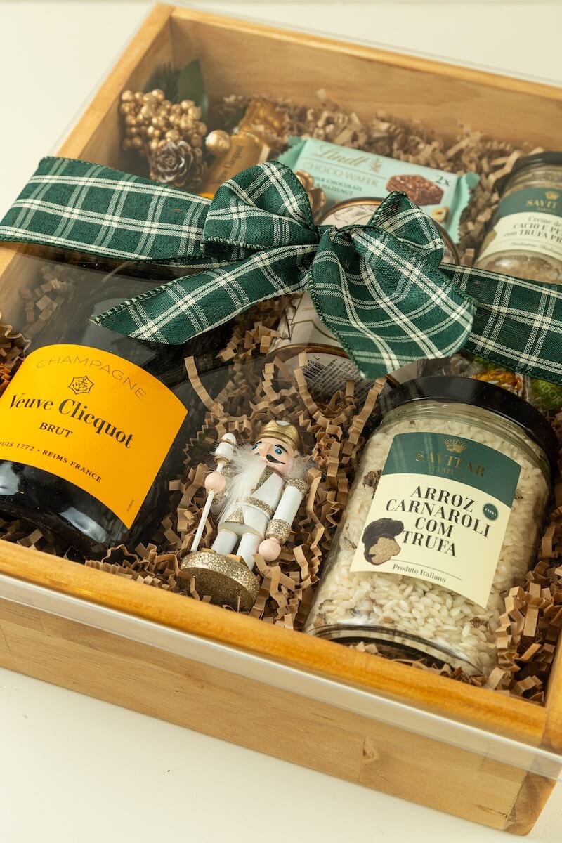 MBN017 - Caixa Premium com Champagne e Trufas - Presente de Natal - Imagem 1