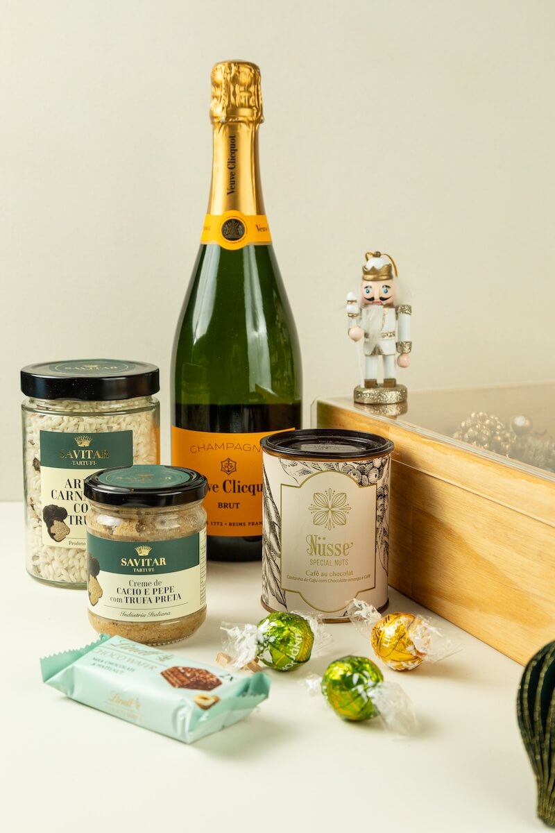 MBN017 - Caixa Premium com Champagne e Trufas - Presente de Natal - Imagem 2