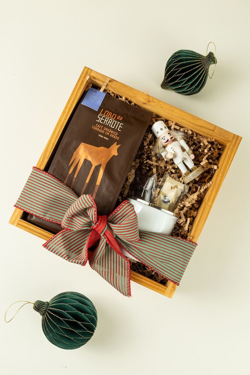 MBN010 - Caixa Café & Chocolate - Kit de Natal - Imagem 1