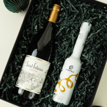 MBN016 - Caixa Gourmet com Vinho e Azeite