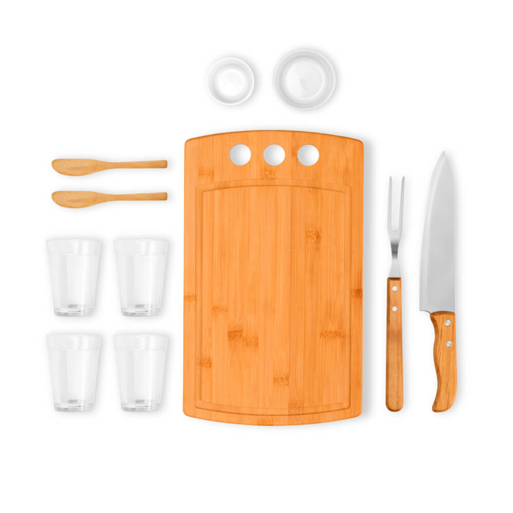 Kit Para Churrasco Com Copos Americanos - 11 Pçs - Imagem 2