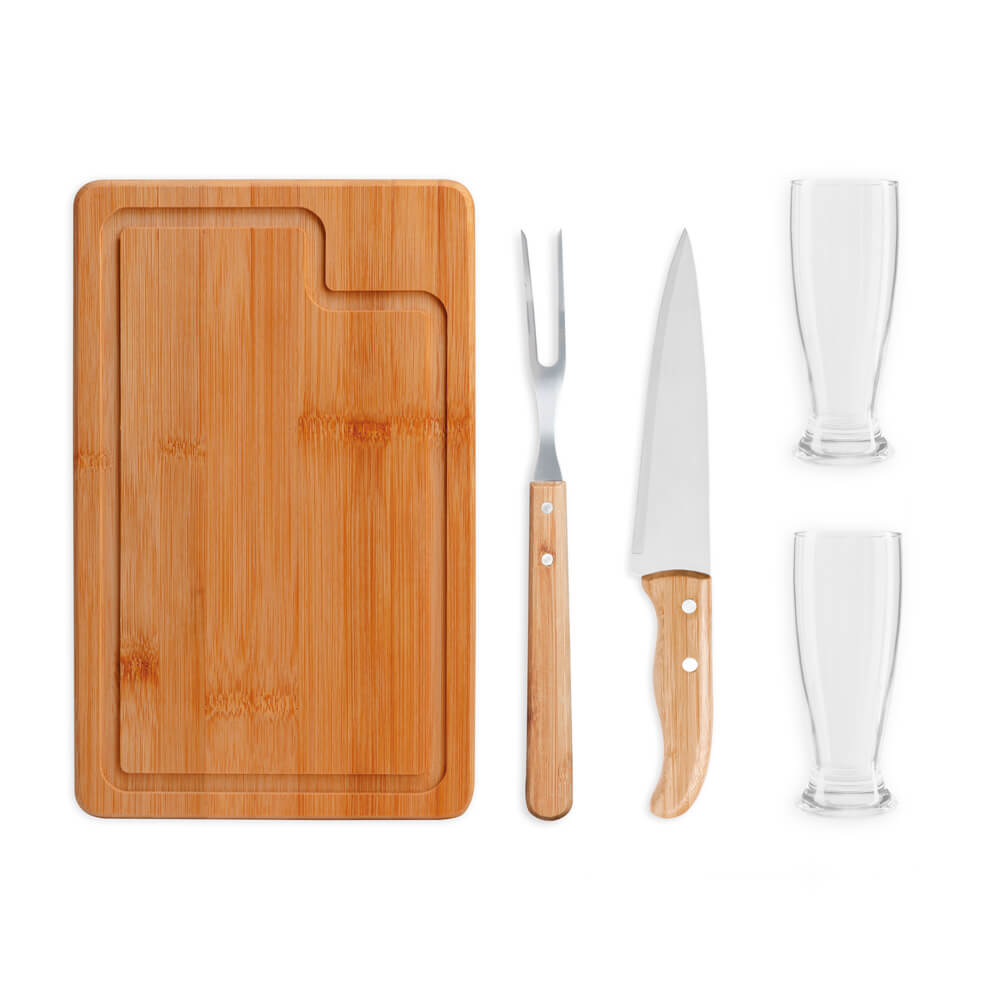 Kit Para Churrasco Com Copos - 5 Pçs - Imagem 3