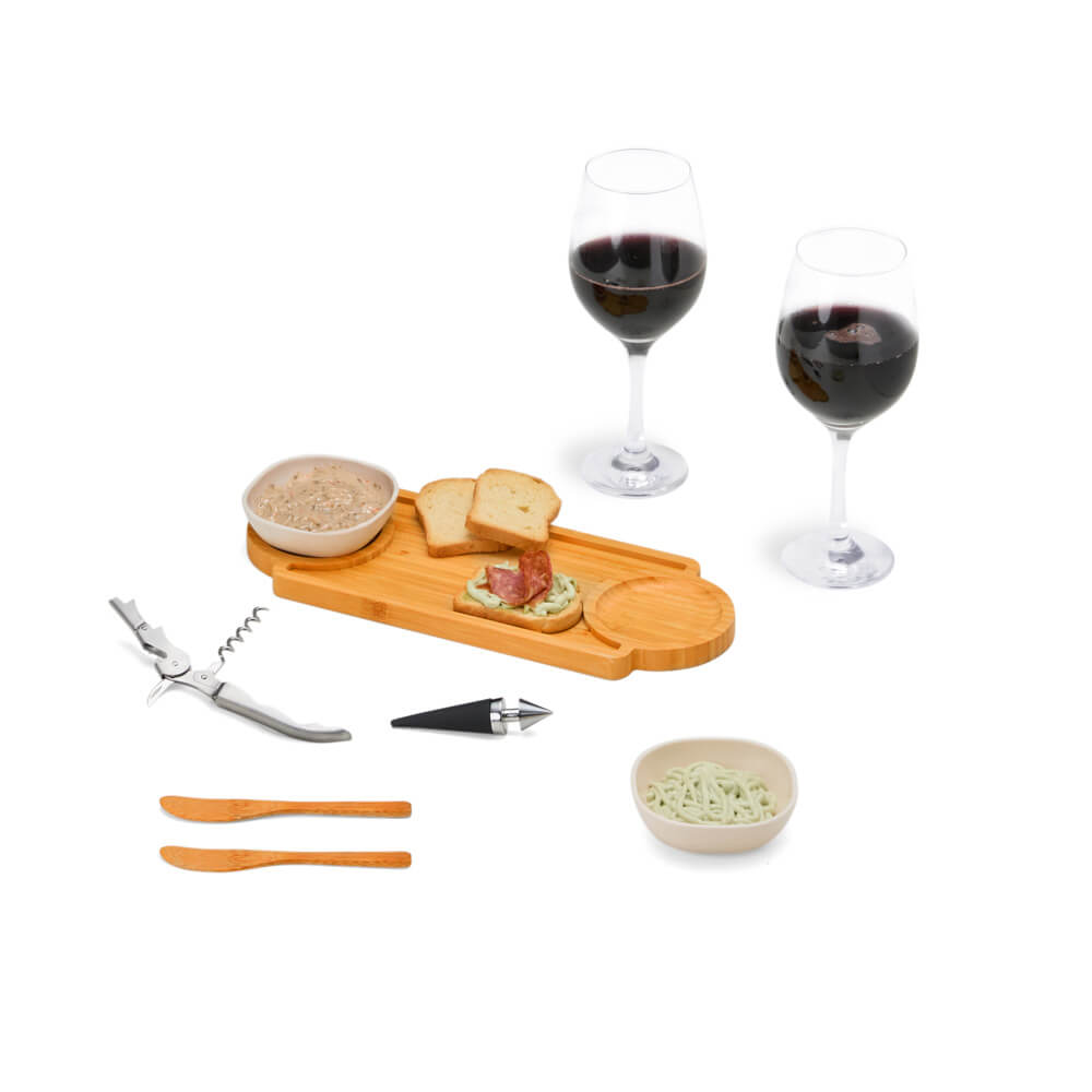 Kit Para Petisco E Vinho - 9 Pçs - Imagem 2