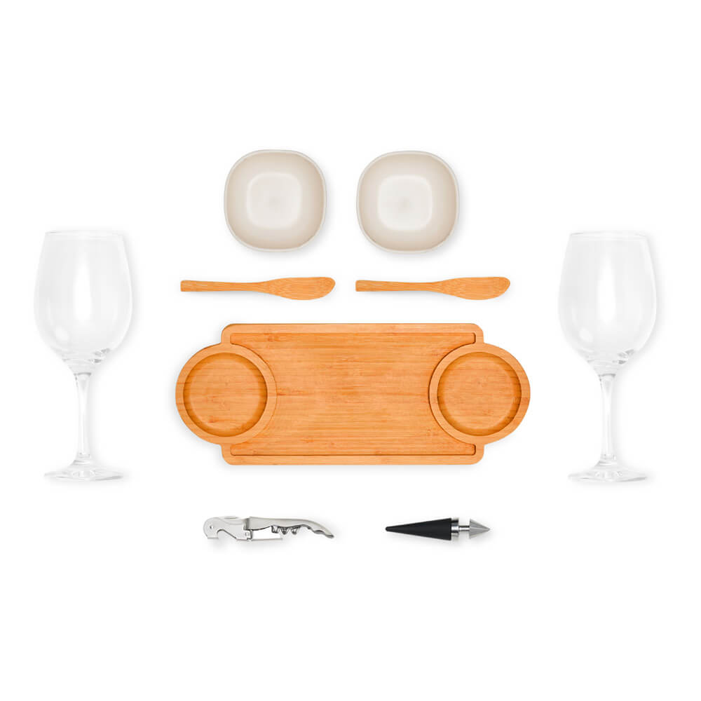 Kit Para Petisco E Vinho - 9 Pçs - Imagem 3
