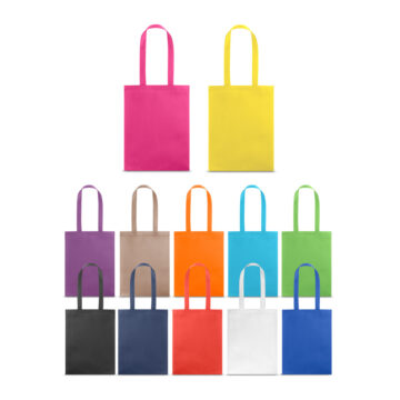 Sacola em non-woven (80 g/m²) termo-selado com alças
