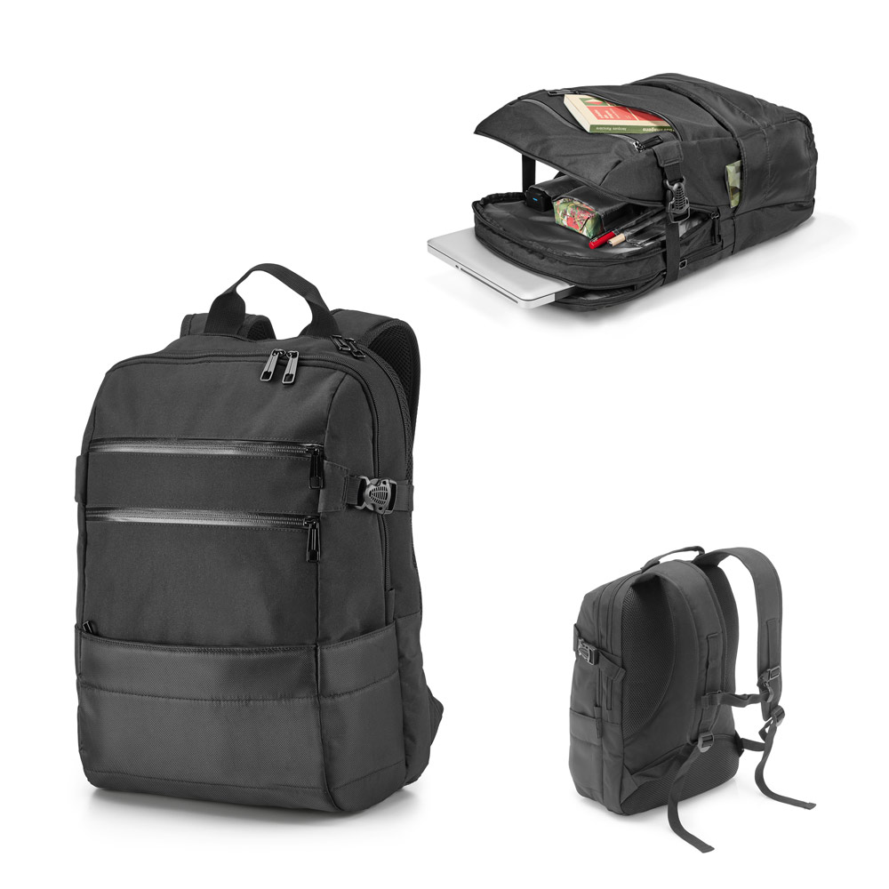 Mochila para notebook 15'6'' em 840D jacquard e 300D 25 L