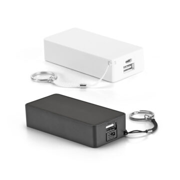 Bateria portátil em ABS e bateria em lítio 4'000 mAh