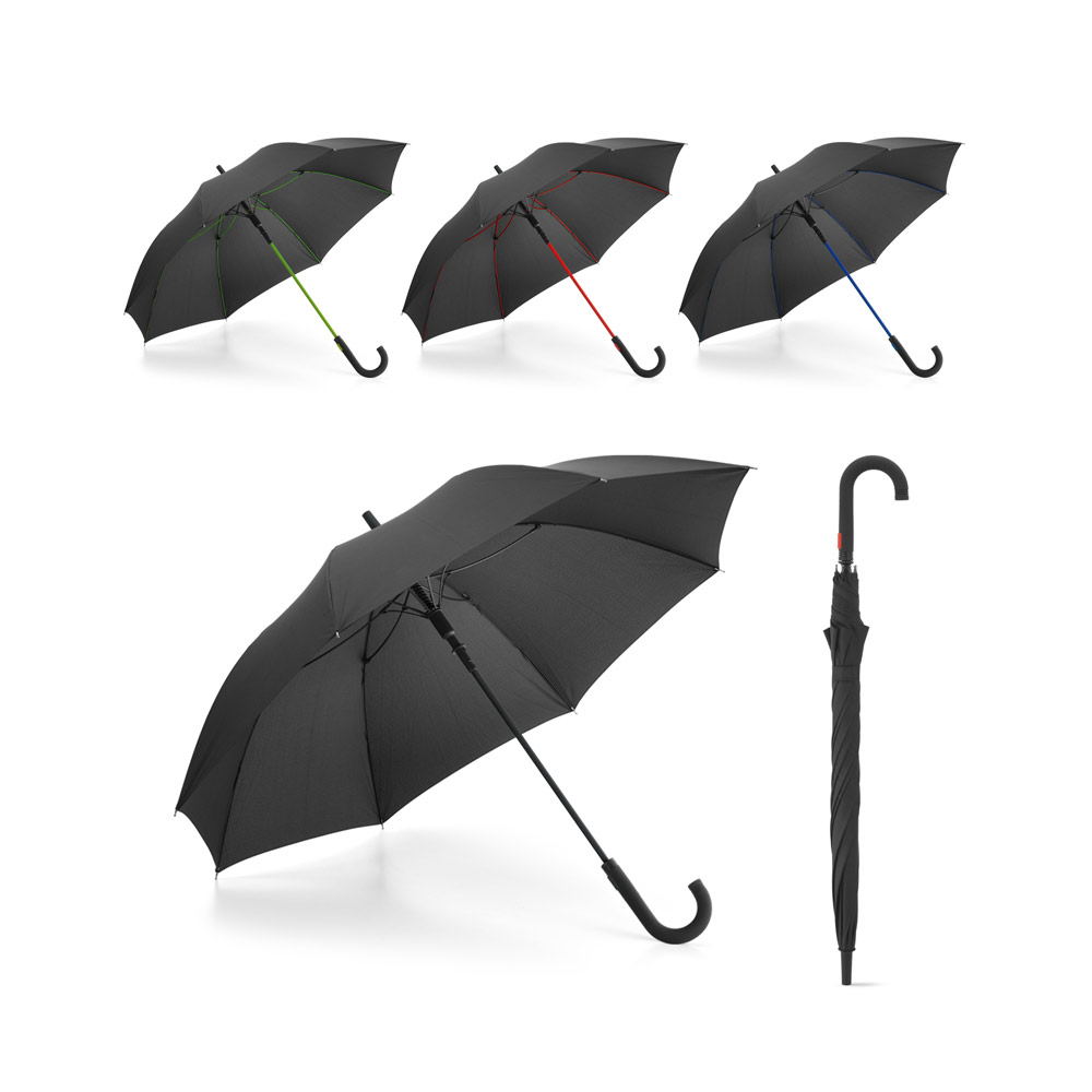 Guarda-chuva em pongee 190T com abertura automática
